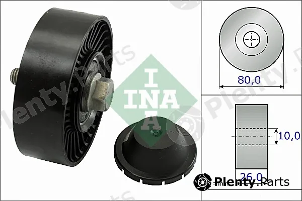 Wilmink Group WG1253033 — Deflection/Guide Pulley, V-ribbed belt