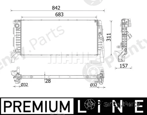 Wilmink Group WG2183166 — Radiator, engine cooling
