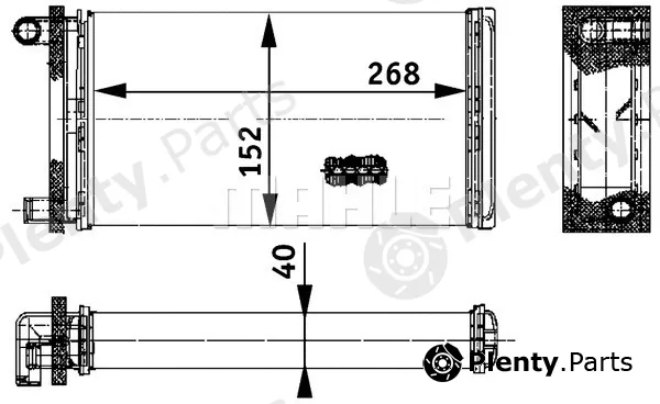 Wilmink Group WG2179993 — Heat Exchanger, interior heating