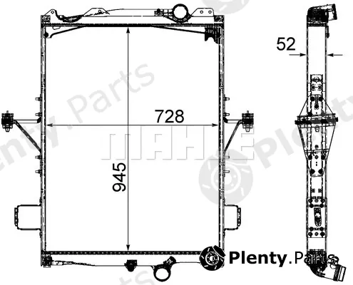 Wilmink Group WG2183092 — Radiator, engine cooling