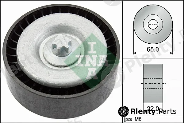 Wilmink Group WG1710122 — Deflection/Guide Pulley, V-ribbed belt