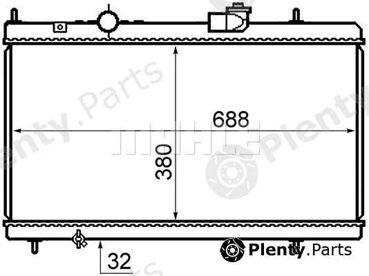 Wilmink Group WG2184009 — Radiator, engine cooling