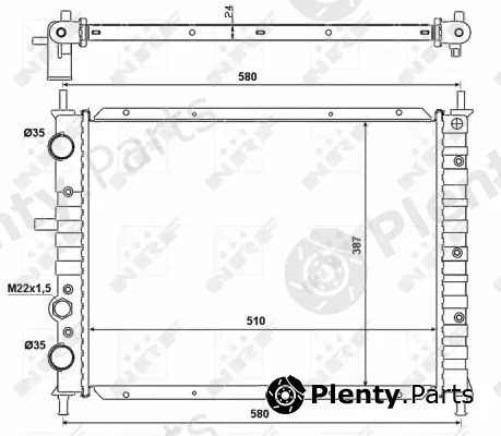 Wilmink Group WG1723103 — Radiator, engine cooling