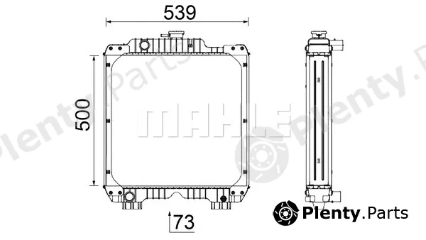 Wilmink Group WG2183242 — Radiator, engine cooling