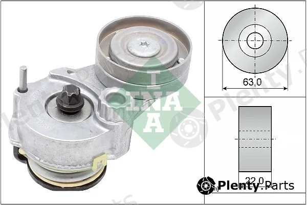 Wilmink Group WG1253391 — Belt Tensioner, V-ribbed belt