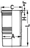 Wilmink Group WG1726704 — Cylinder Sleeve