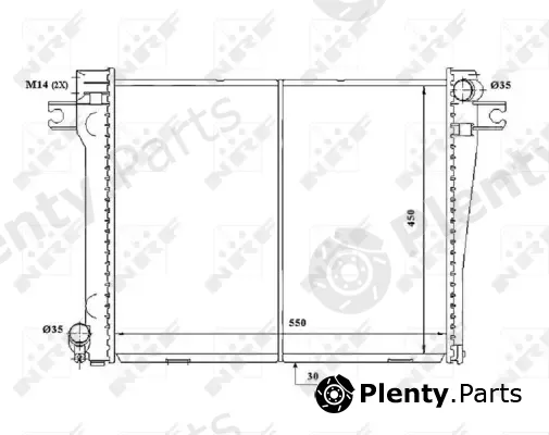 Wilmink Group WG1723298 — Radiator, engine cooling