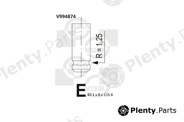 Wilmink Group WG1491638 — Intake Valve