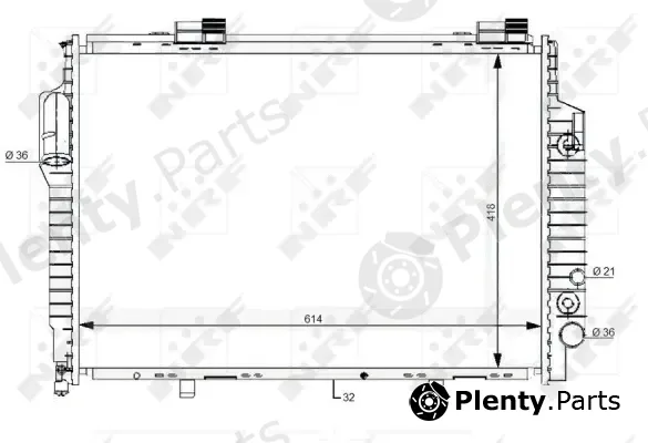 Wilmink Group WG1723640 — Radiator, engine cooling