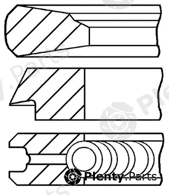 Wilmink Group WG1187317 — Piston Ring Kit