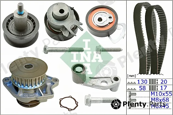 Wilmink Group WG1251666 — Water Pump & Timing Belt Kit