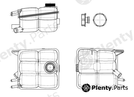 Wilmink Group WG2161586 — Expansion Tank, coolant