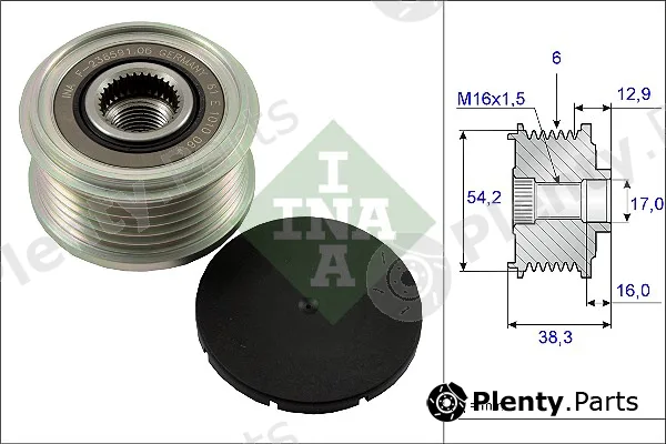 Wilmink Group WG1253641 — Alternator Freewheel Clutch
