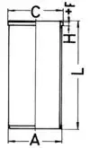 Wilmink Group WG1726700 — Cylinder Sleeve
