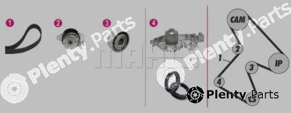 Wilmink Group WG2182191 — Water Pump & Timing Belt Kit