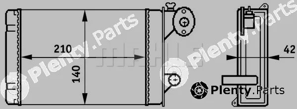 Wilmink Group WG2180029 — Heat Exchanger, interior heating