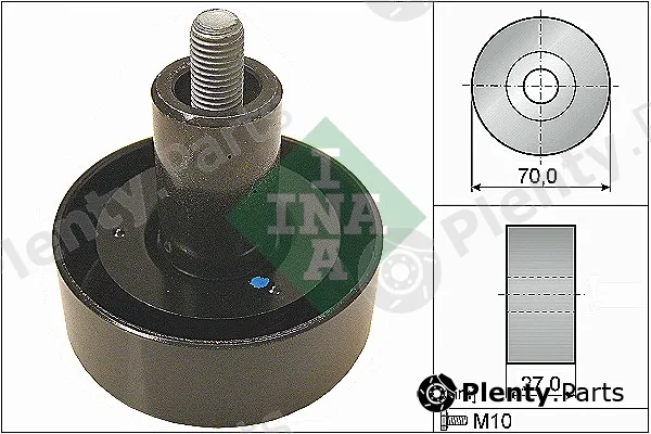 Wilmink Group WG1710116 — Deflection/Guide Pulley, V-ribbed belt