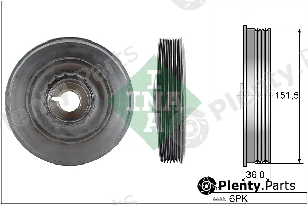 Wilmink Group WG1254405 — Belt Pulley, crankshaft