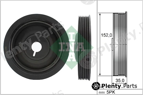 Wilmink Group WG1254381 — Belt Pulley, crankshaft
