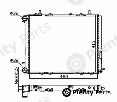 Wilmink Group WG1721456 — Radiator, engine cooling