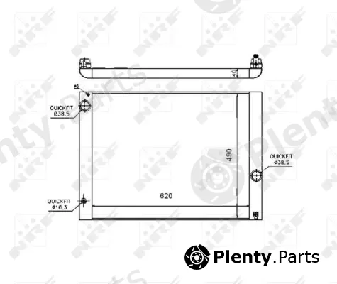 Wilmink Group WG1722547 — Radiator, engine cooling