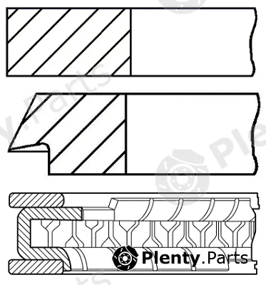 Wilmink Group WG1096462 — Piston Ring Kit