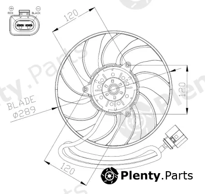 Wilmink Group WG2161766 — Fan, engine cooling