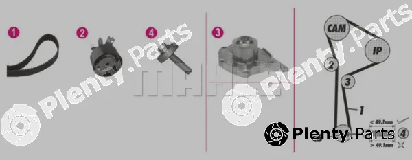 Wilmink Group WG2182122 — Water Pump & Timing Belt Kit