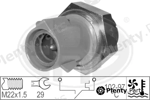 Wilmink Group WG1777029 — Temperature Switch, radiator fan