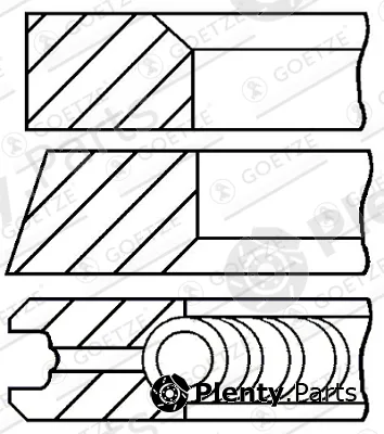 Wilmink Group WG2327696 — Piston Ring Kit