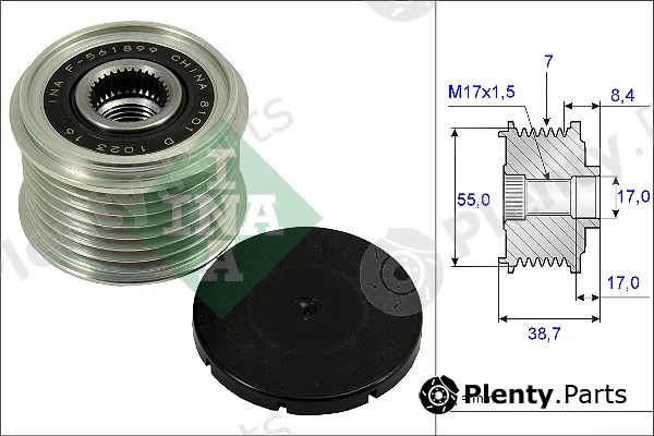 Wilmink Group WG1253808 — Alternator Freewheel Clutch