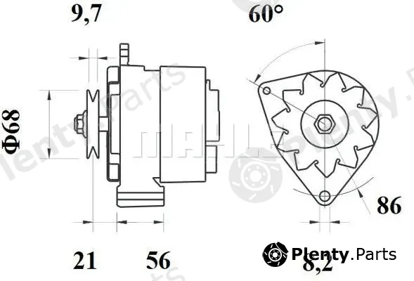 Wilmink Group WG2043394 — Alternator