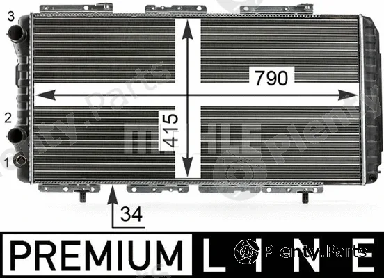 Wilmink Group WG2183488 — Radiator, engine cooling