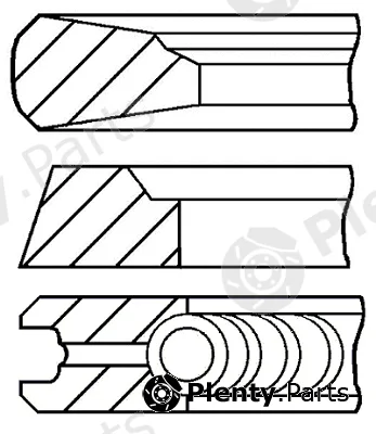 Wilmink Group WG1187912 — Piston Ring Kit