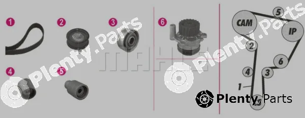 Wilmink Group WG2182163 — Water Pump & Timing Belt Kit