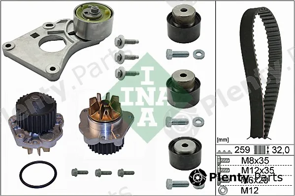 Wilmink Group WG1710024 — Water Pump & Timing Belt Kit