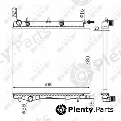 Wilmink Group WG1721296 — Radiator, engine cooling