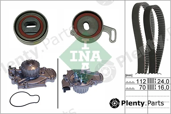Wilmink Group WG1725040 — Water Pump & Timing Belt Kit