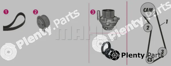 Wilmink Group WG2182123 — Water Pump & Timing Belt Kit