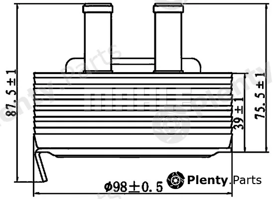 Wilmink Group WG2181145 — Oil Cooler, engine oil