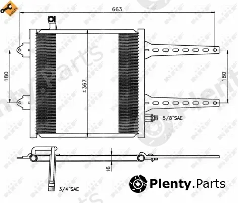 Wilmink Group WG2160746 — Condenser, air conditioning