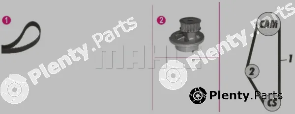 Wilmink Group WG2182128 — Water Pump & Timing Belt Kit