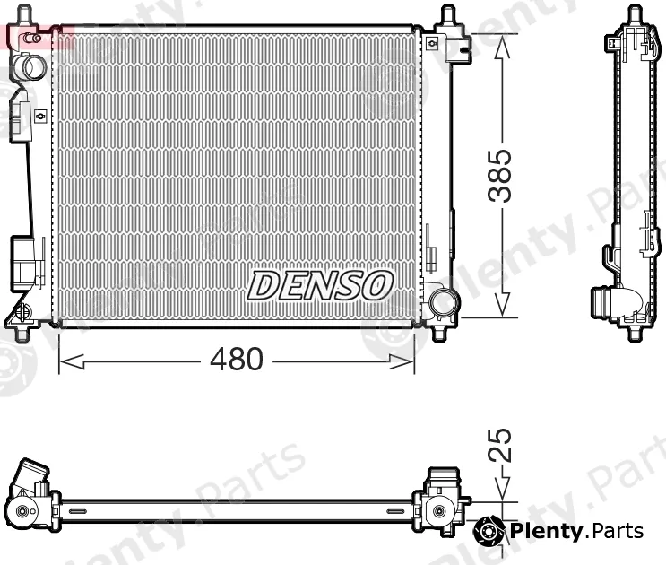 Wilmink Group WG2339255 — Radiator, engine cooling