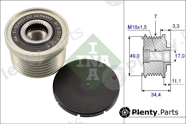 Wilmink Group WG1253738 — Alternator Freewheel Clutch
