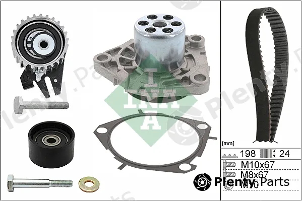 Wilmink Group WG1710075 — Water Pump & Timing Belt Kit