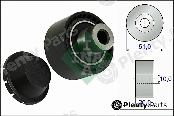 Wilmink Group WG1252890 — Deflection/Guide Pulley, V-ribbed belt