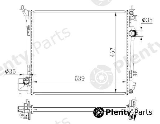 Wilmink Group WG2162321 — Radiator, engine cooling