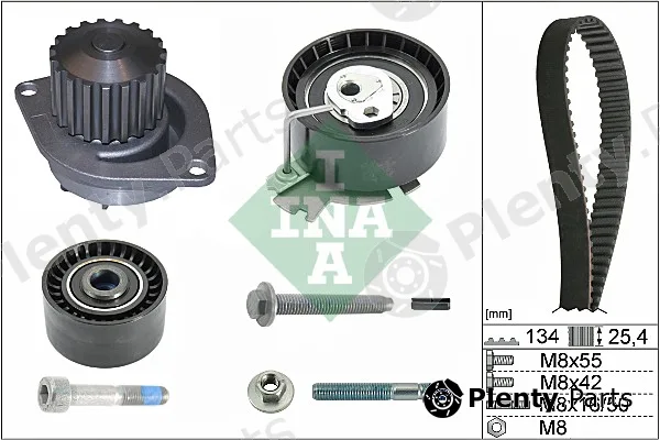 Wilmink Group WG1251697 — Water Pump & Timing Belt Kit