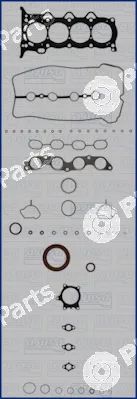 Wilmink Group WG1165006 — Full Gasket Kit, engine