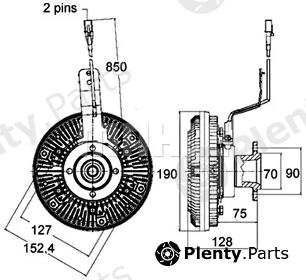 Wilmink Group WG2180293 — Clutch, radiator fan